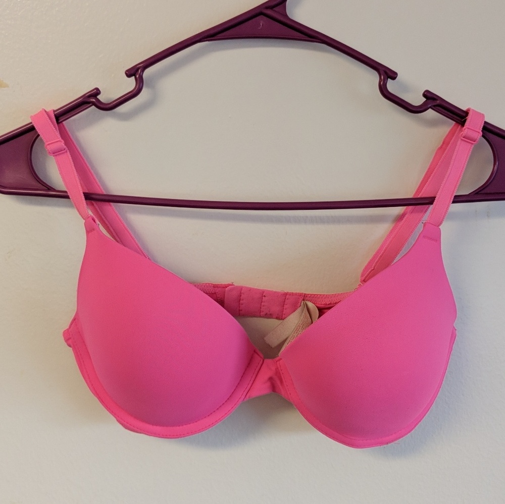 Gently Used Pink Push Up Bra